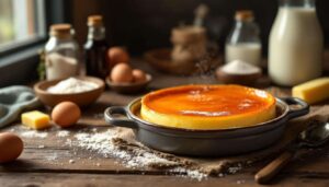 Ce flan léger sans pâte ne cartonne jamais : prêt en 5 minutes, fondant et ultra agréable