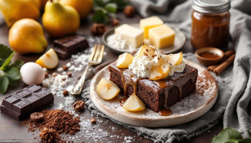Plus fondant qu’un cake : ce dessert poire-chocolat va faire vibrer vos goûters d’automne