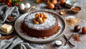« Je ne me lasse jamais de ce moelleux chocolat-marron sans farine » : le dessert express ultra fondant pour l’automne