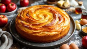 Moelleux, doré, parfumé au safran : ce gâteau aux pommes transforme un goûter en moment de pur raffinement