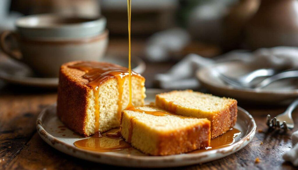 Le secret de Christophe Adam pour un gâteau au yaourt fondant ? Un coulis de caramel qui change tout
