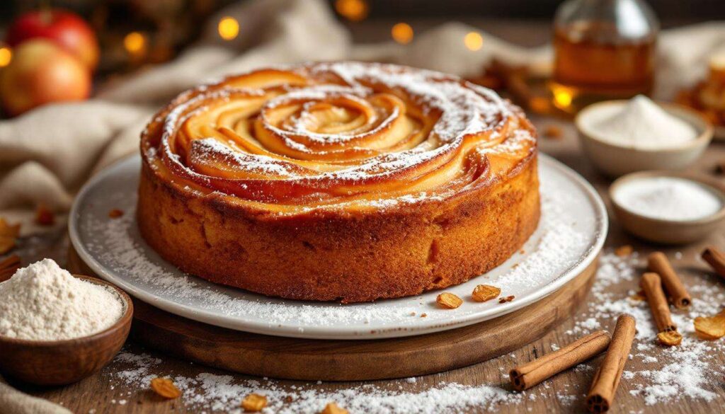 Un gâteau aux pommes comme à la maison : parfum de vanille, texture moelleuse, ambiance d’automne retrouvée