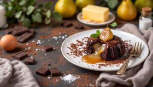 Un dessert poire-chocolat plus fondant qu’un cake