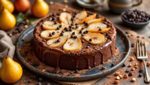Le gâteau moelleux aux poires, chocolat et noisettes : la recette irrésistible pour sublimer vos goûters d'automne
