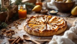 La tarte crousti-fondante pommes-poires-noisettes au parfum d’épices : le dessert doudou à préparer en un clin d’œil cet hiver