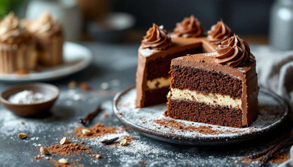 Gâteau aux blancs d’œufs et au chocolat, recette facile sans beurre et très moelleuse