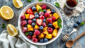 Salade de fruits à l’aceto balsamique : le dessert léger façon restaurant