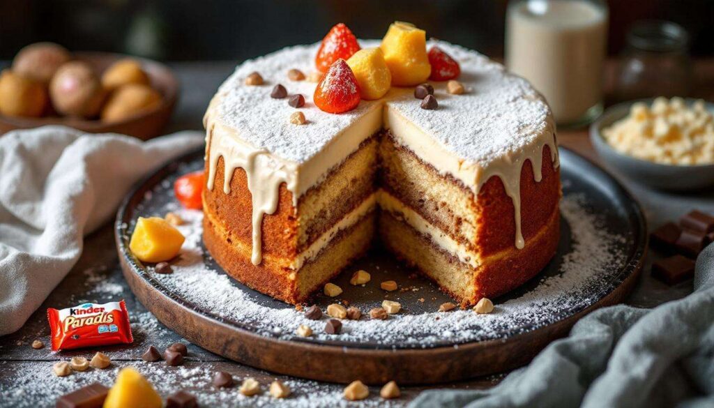 Le gâteau façon Kinder Paradis maison qui disparaît en un clin d’œil : recette moelleuse et gourmande